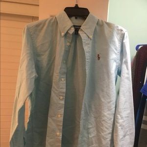 Polo Button Up Long Sleeve Shirt